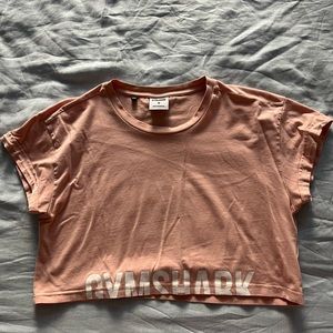Pink Gymshark crop top